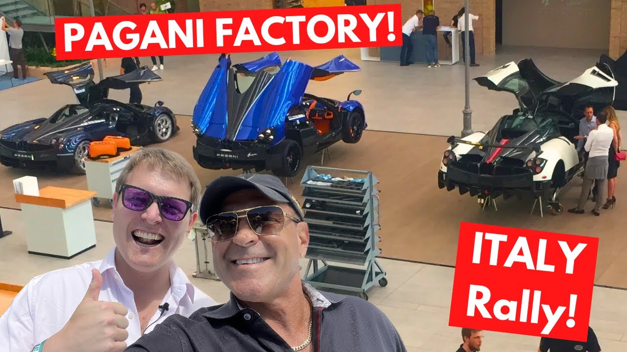 EXCLUSIVE PAGANI ONLY RALLY IN ITALY! Over 100 Million Dollars Driving Across Italy!!