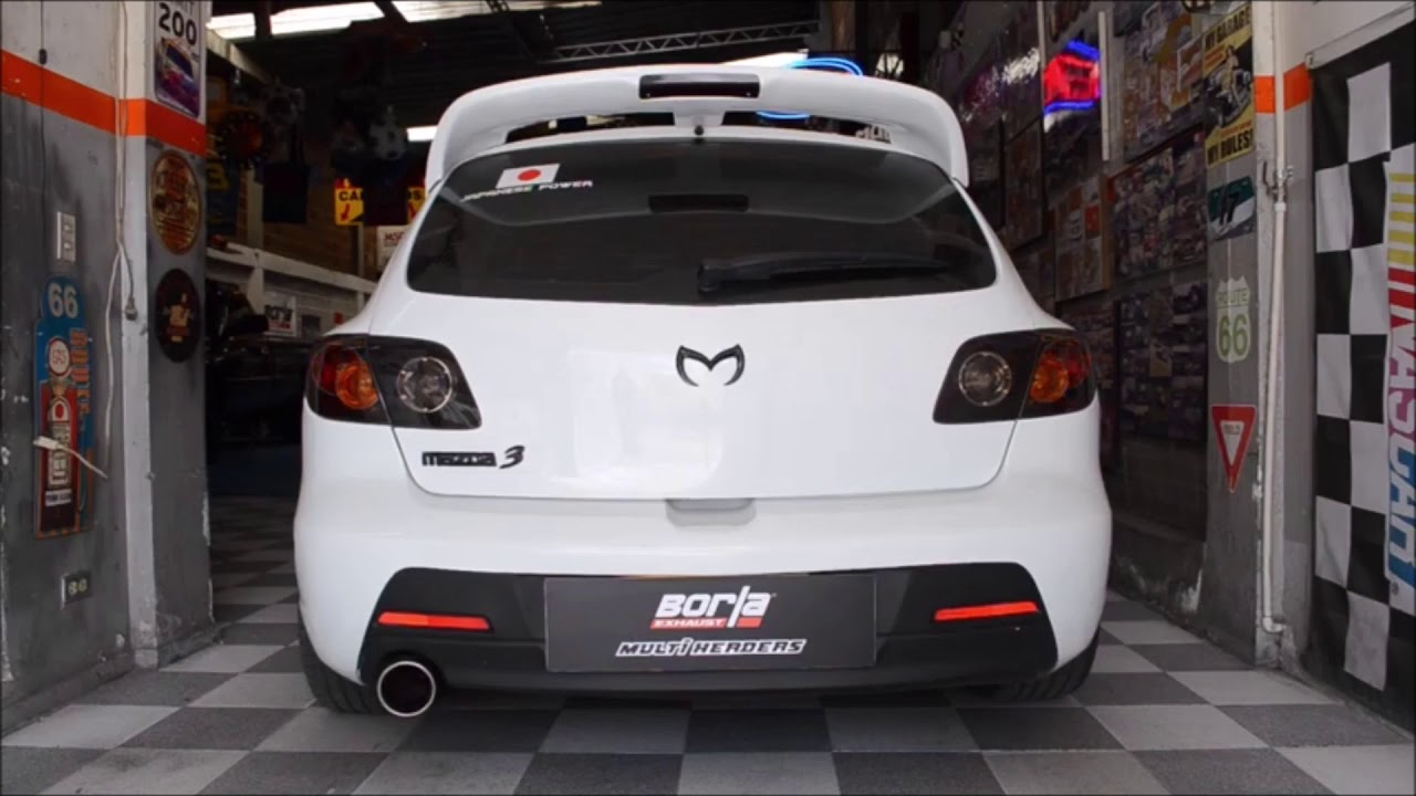 MAZDA 3 MPS EXHAUST COMPIL CATBACK MAZDASPEED SOUND