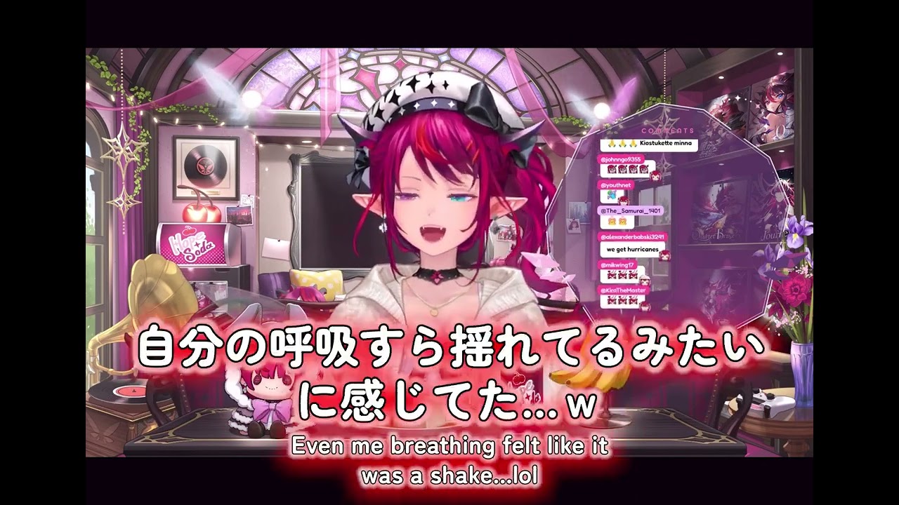 【地震】どんな震度にも焦り散らかしてた昔を懐かしむ完全JP勢なアイリス #irys