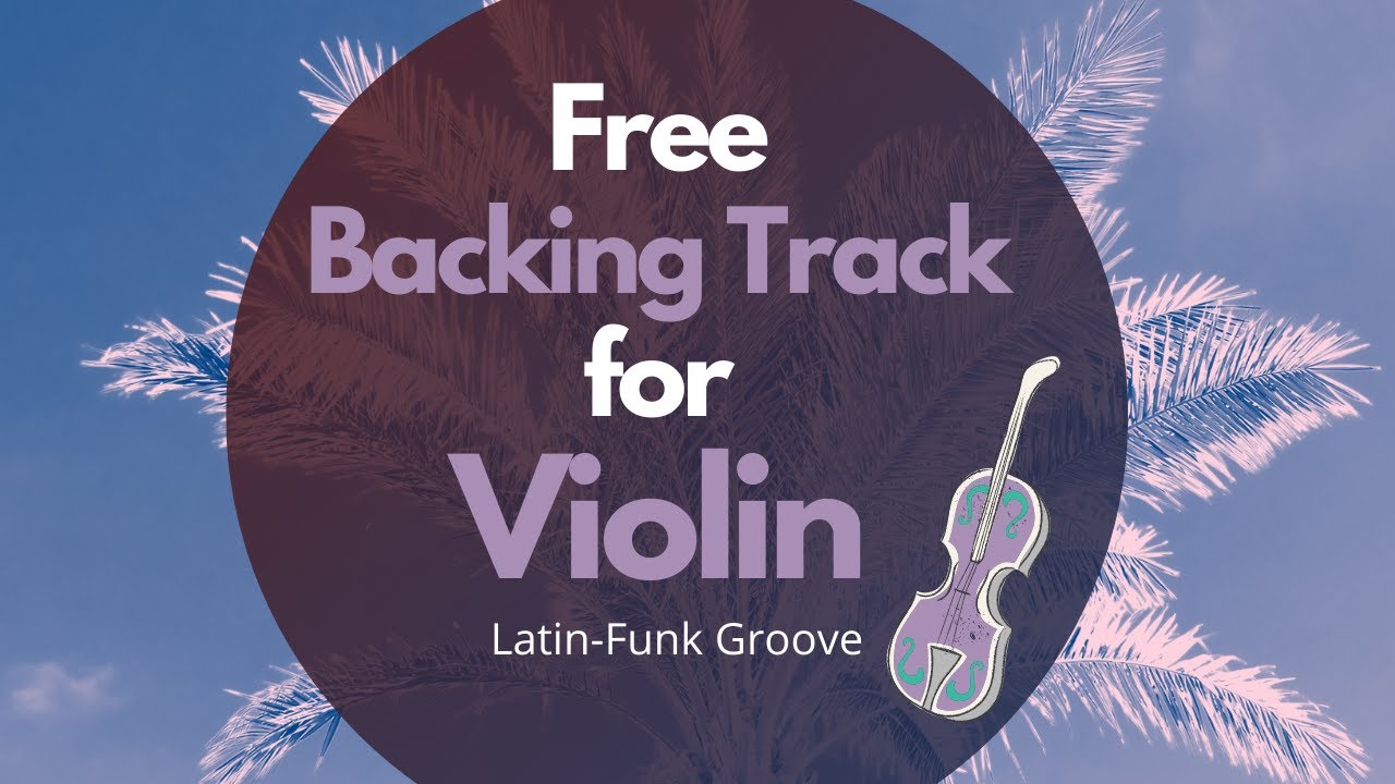 Backing track. Latin funk over C7 using f harmonic minor