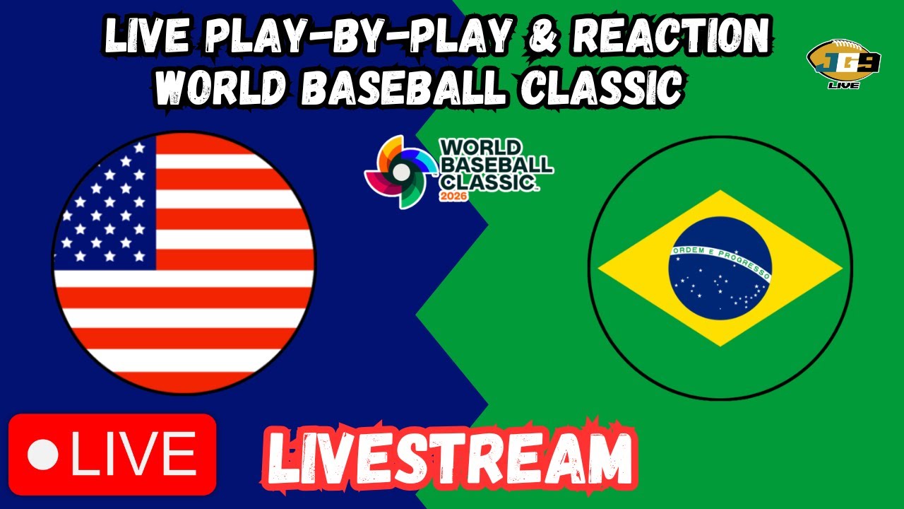 USA vs. Brazil | WORLD BASEBALL CLASSIC | LIVESTREAM | LIVE