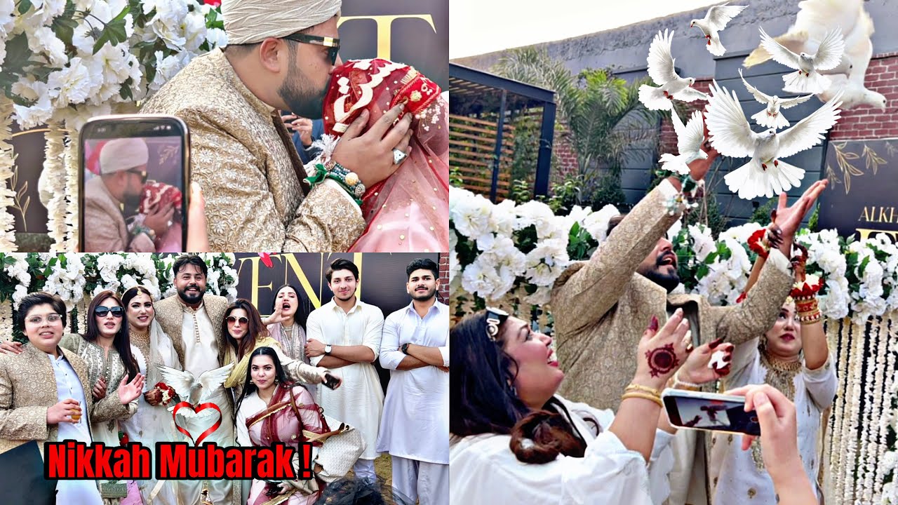 🕊️ Mashallah Nikkah Ceremony Done 🕊️ #blessed #hour JALD MILAY GAY BARAAT PE 😁🤗❤️