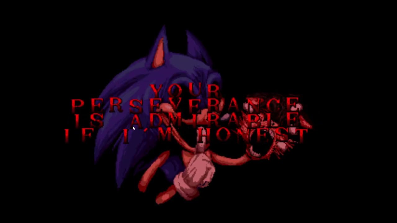 Sonic exe one more time repixelated Spider chase