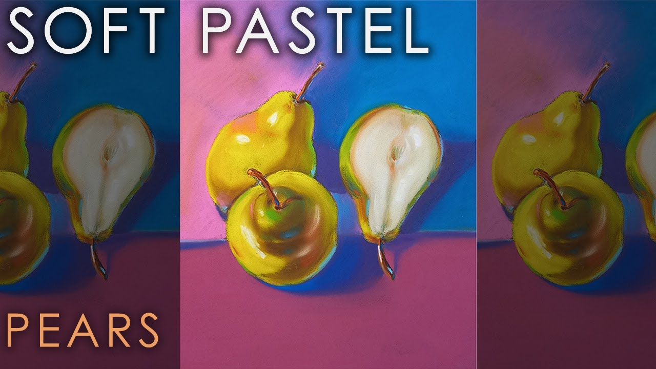 Painting Pears in Soft Pastel