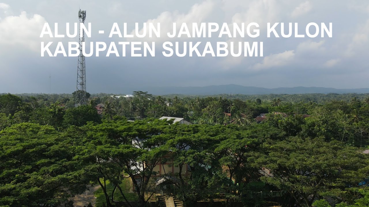 MUDIK 2022 ALUN ALUN JAMPANG KULON KABUPATEN SUKABUMI || View Drone Mavic air 2