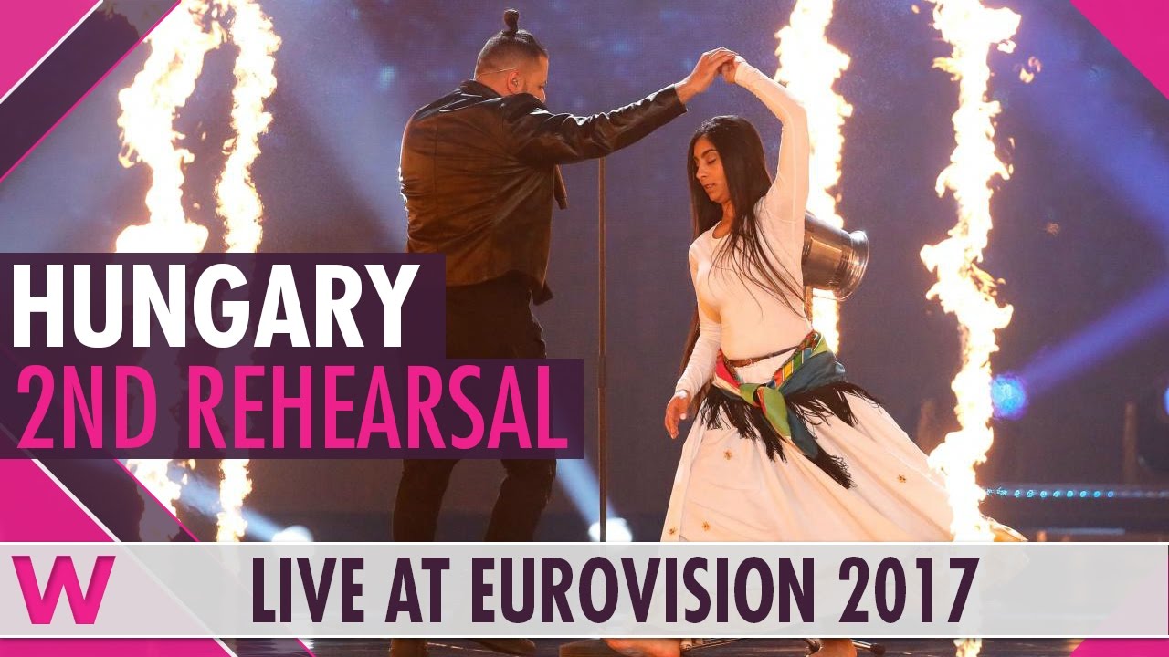 Second rehearsal: Joci Pápai “Origo” (Hungary) Eurovision 2017 | wiwibloggs