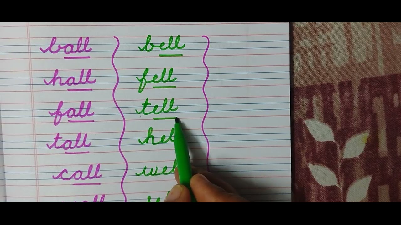 How to teach UKG children blend sound words 