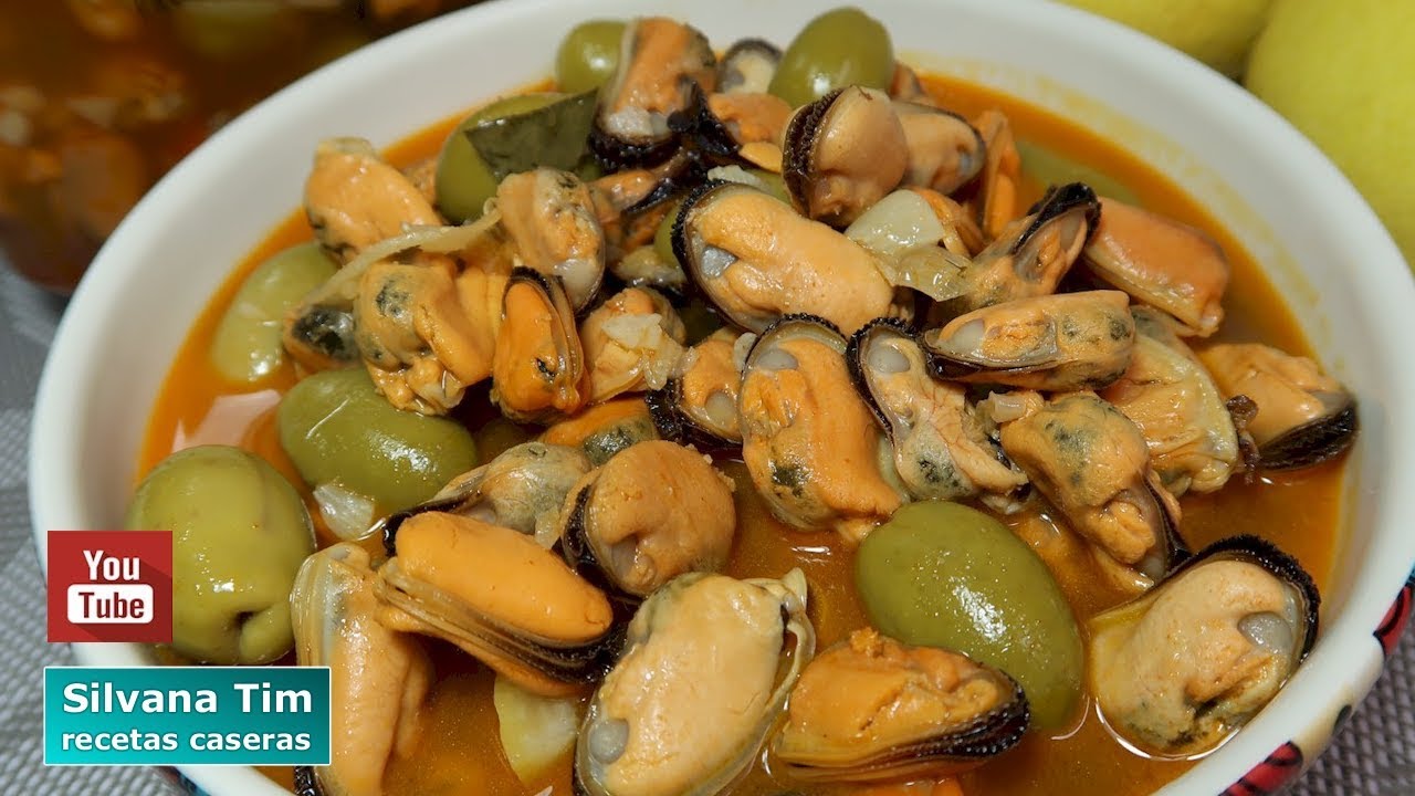 Cómo hacer MEJILLONES en Escabeche 👩‍🍳 Mejillones Pelados Receta.