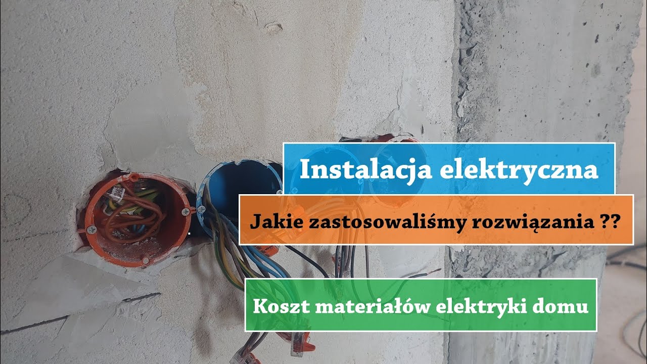 RD 036 Instalacja elektryczna w domu parterowym  Rozwiązania i koszty