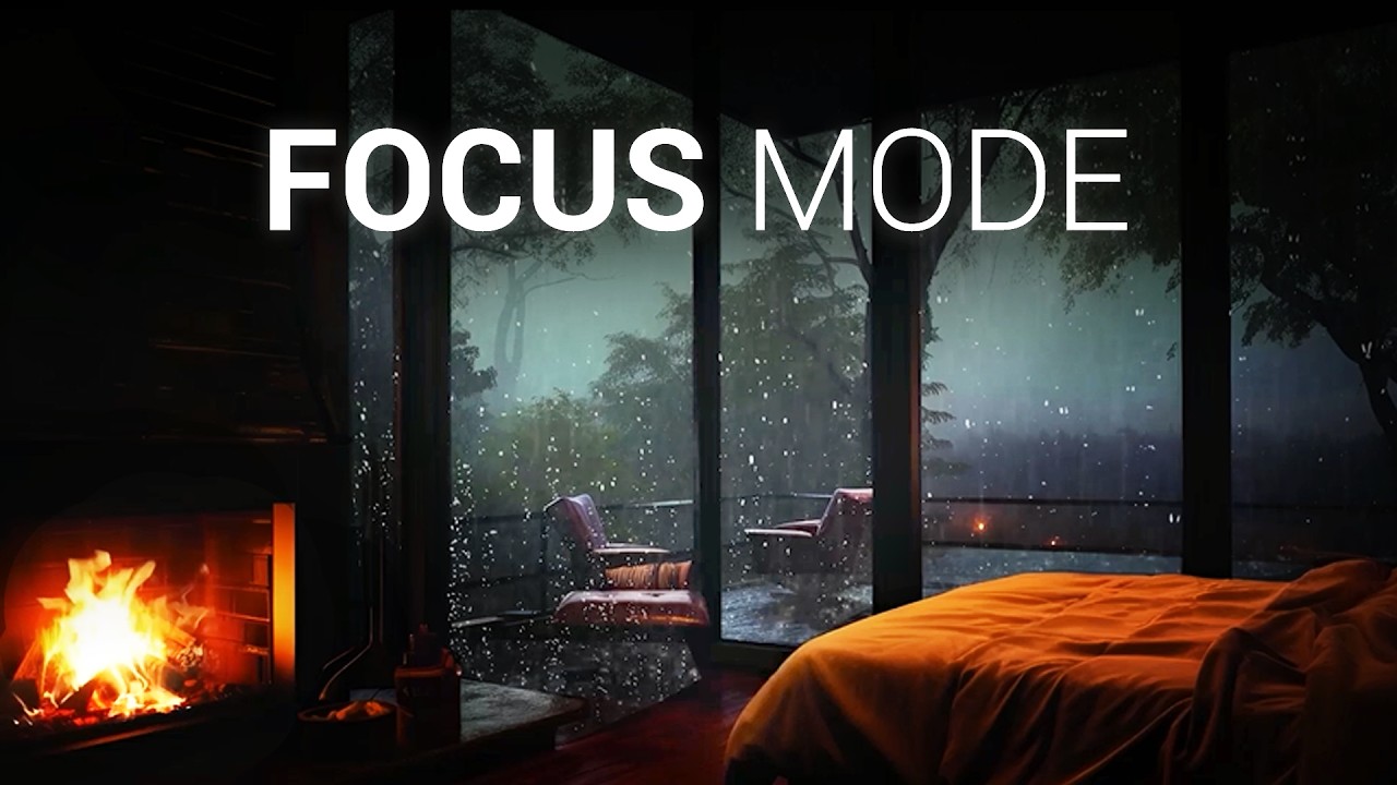Heavy Rain for Focus & Deep Sleep 🌧️ 9 Hours | Stress Relief