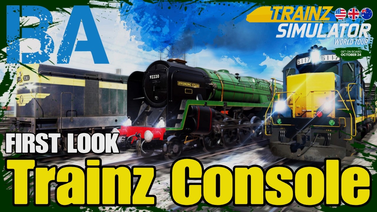 TRAINZ CONSOLE EDITION FIRST LOOK - New TRAIN SIMULATOR On Xbox Series! - Early Access