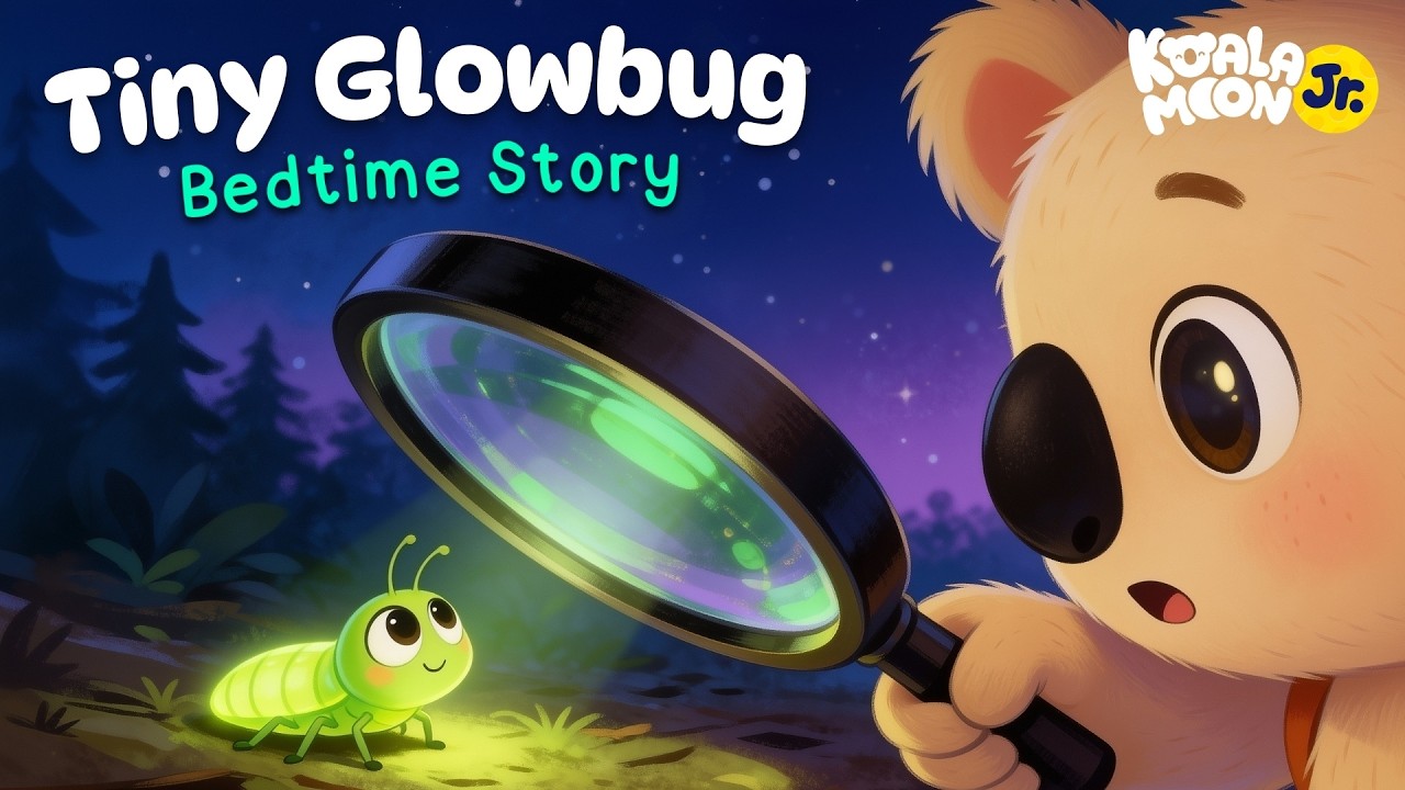 Baby Koko & The Glowbug 🪲 🧡 Cozy Bedtime Story for Toddlers 🌙 with Baby Sleep Music 🎶