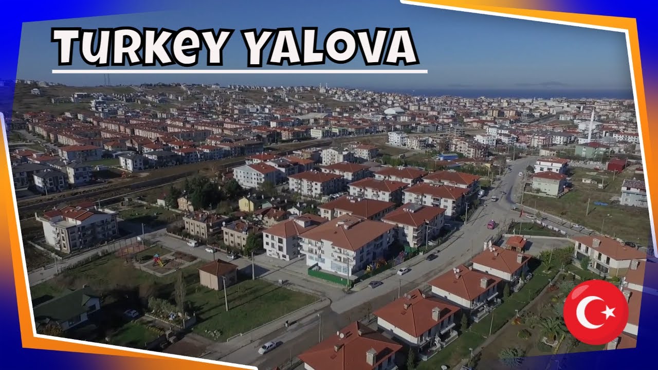 4K Drone Footage: Bird's Eye View of Yalova Turkey