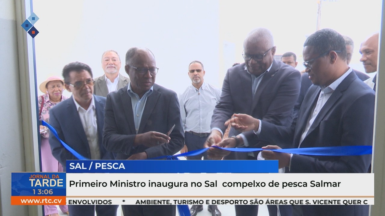Primeiro Ministro inaugura no Sal  compelxo de pesca Salmar