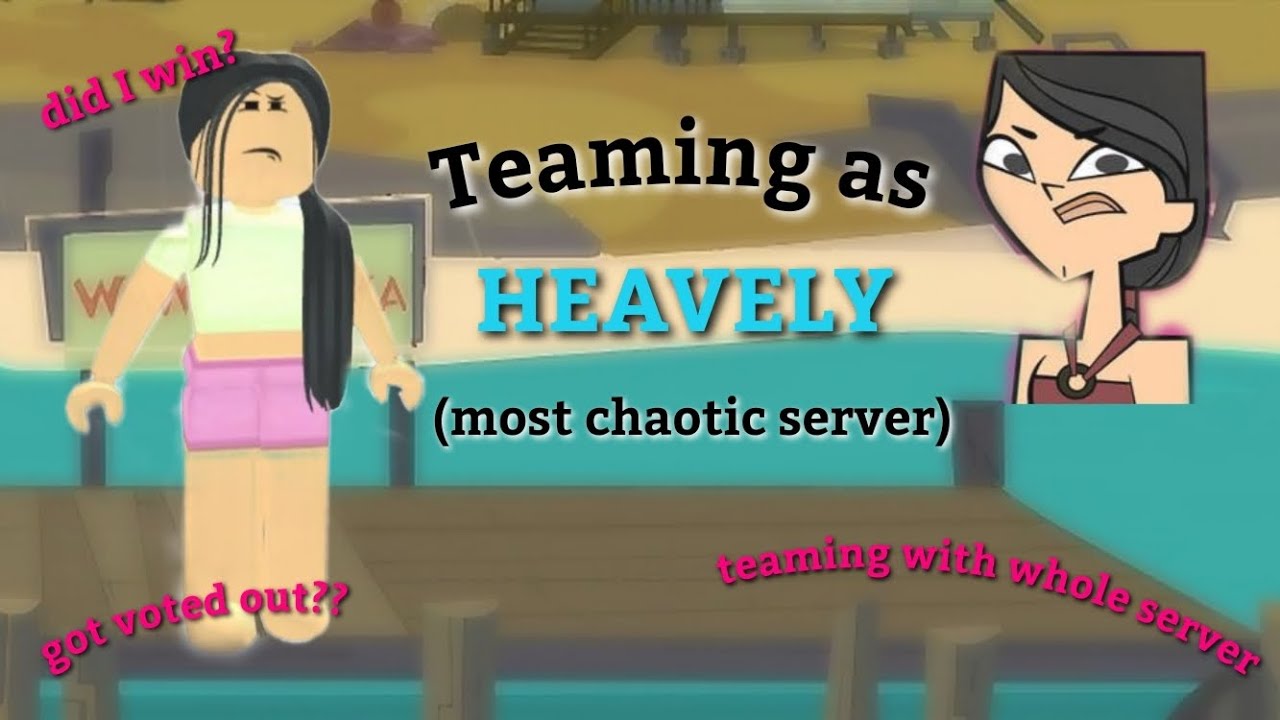 TEAMING WITH WHOLE SERVER AS HEAVELY DID I WON?#totaldramaisland 