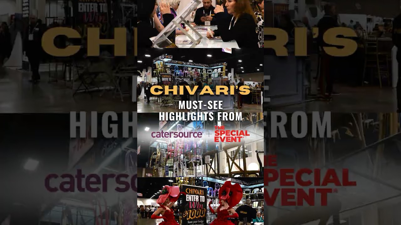 Missed Catersource + The Special Event 2025? Here&rsquo;s a Quick Recap! #shorts  #eventfurniture