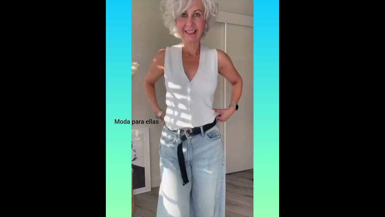 Atuendos que har&aacute;n verte jovial y moderna a los 50+60+70+ ropa de moda y tendencia para se&ntilde;oras