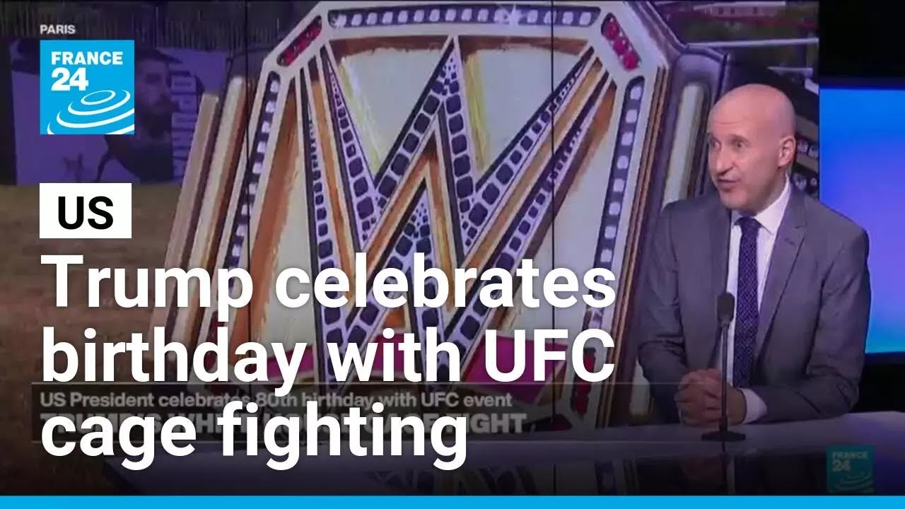 Donald Trump turns 80 and celebrates with UFC cage fighting on the White House lawn &bull; FRANCE 24