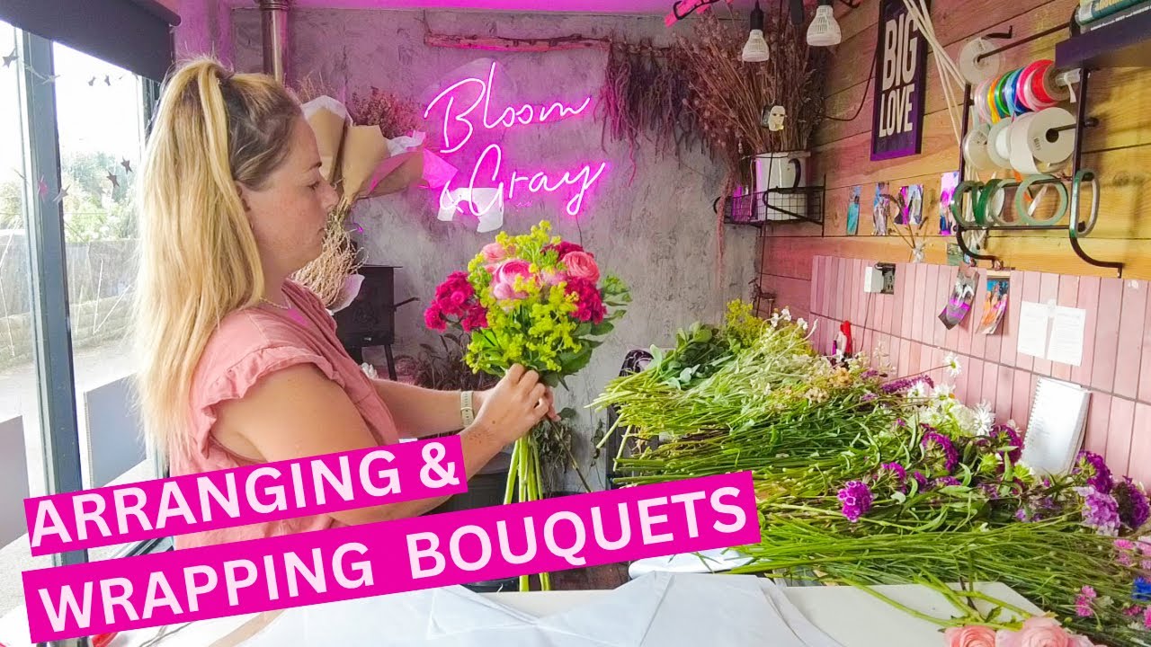 Making & Wrapping Flowers From My Flower Farm June 2023 🌸