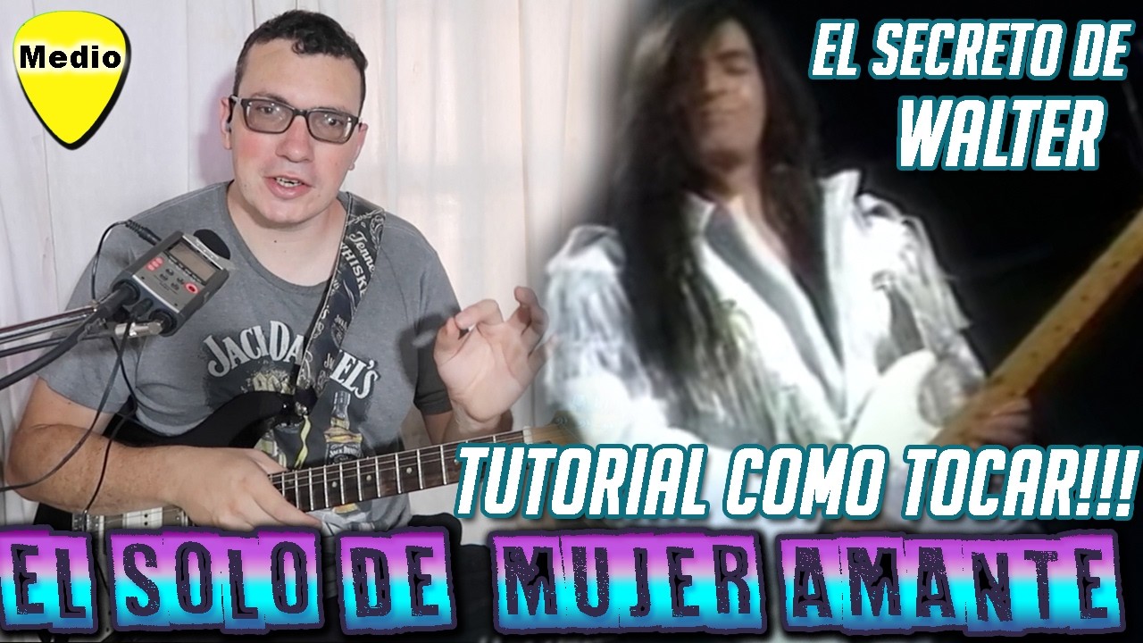 COMO TOCAR EL SOLO DE MUJER AMANTE DE RATA BLANCA PASO A PASO