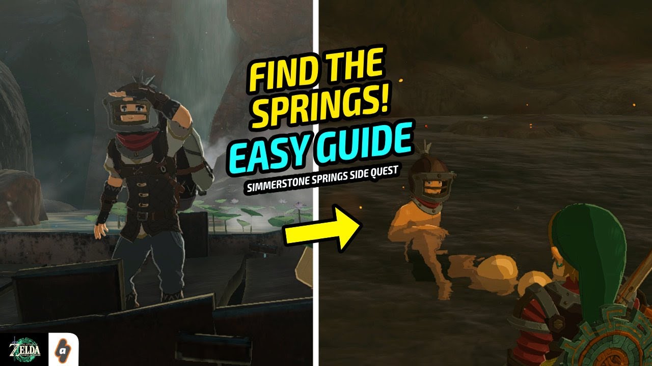 EASY GUIDE: Simmerstone Springs Side Quest | Zelda Tears of the Kingdom Walkthrough