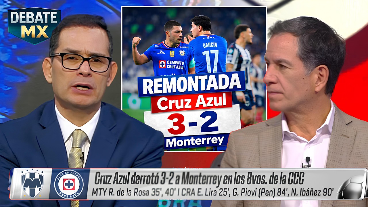 ¡REMONTADA de Cruz Azul, DESTRUYE a Monterrey 3-2! La Prensa Mexicana ELOGIÓ a Larcamon
