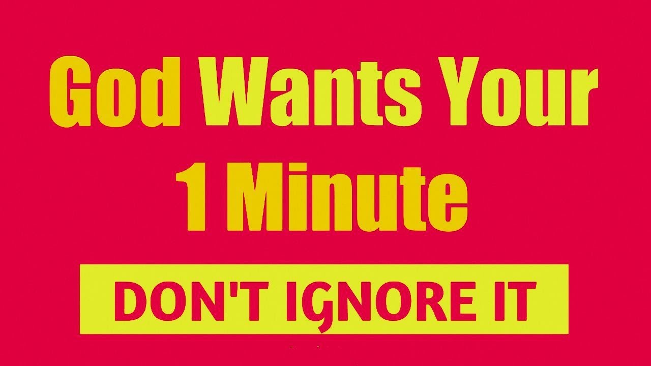 Watch This For 1 Minute And Experience The Healing Power Of God Today