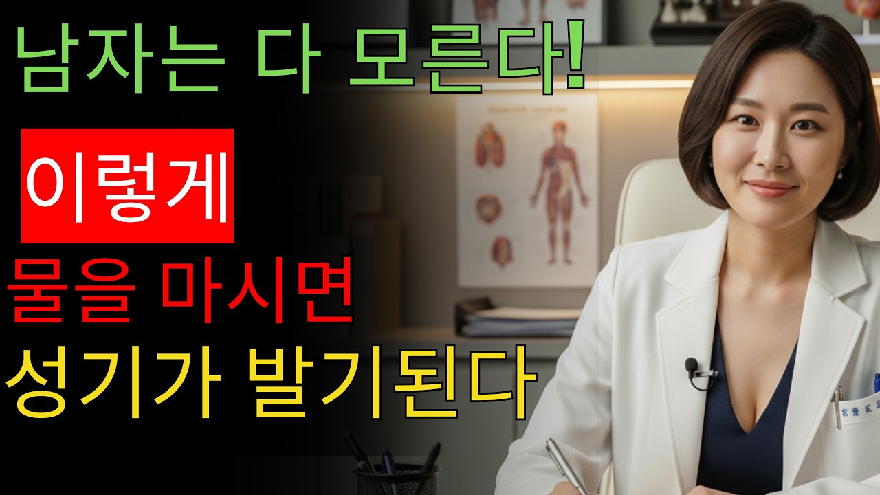 남자는 다 모른다, 물을 이렇게 마시면 성기가 단단하게 발기된다 l 노후지혜 l 노년의성 l 행복한삶 l 오디오