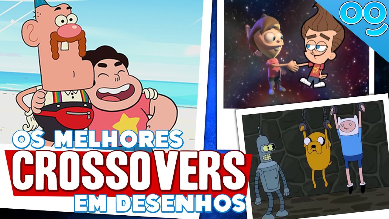 7 MELHORES CROSSOVERS EM DESENHOS