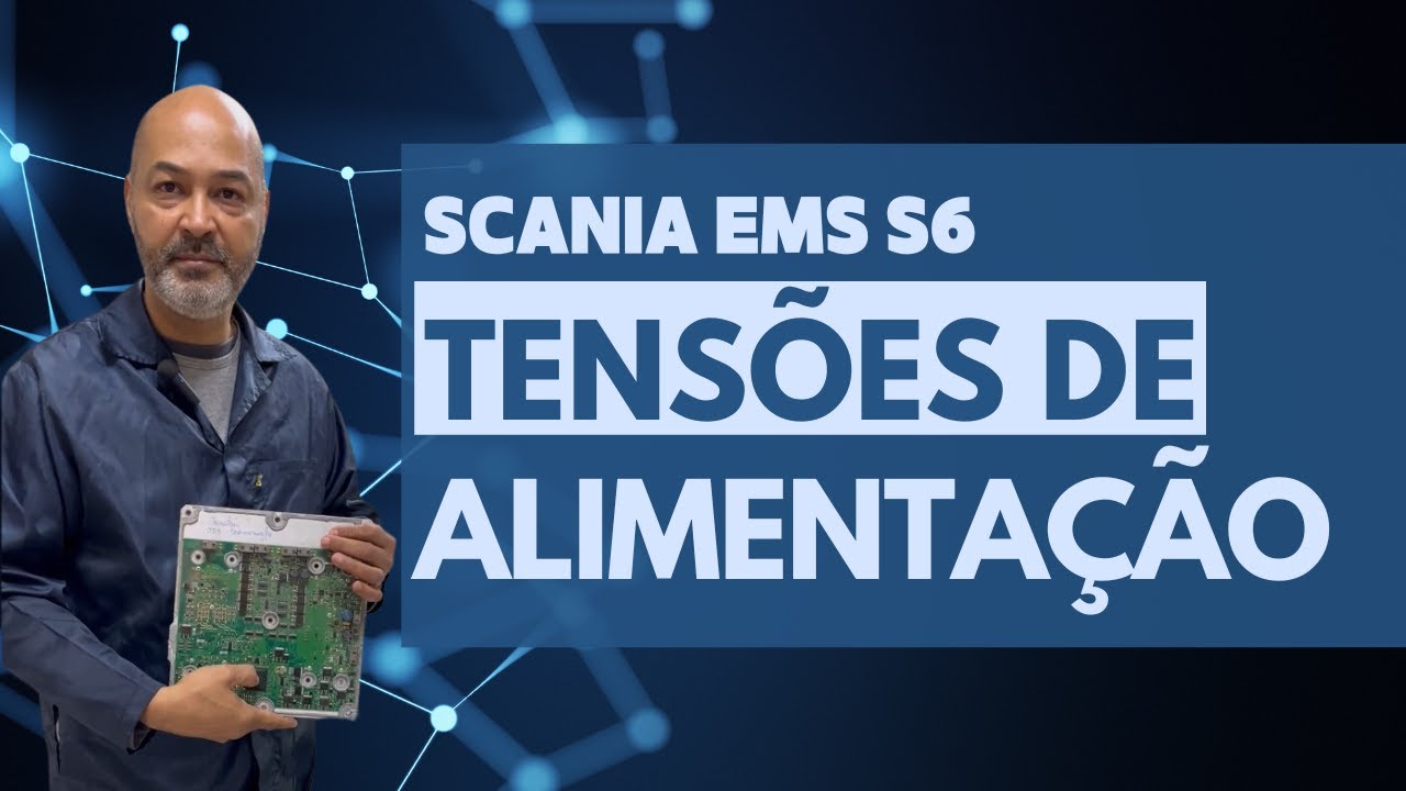 SCANIA EMS S6 - Analise tensões de alimentação