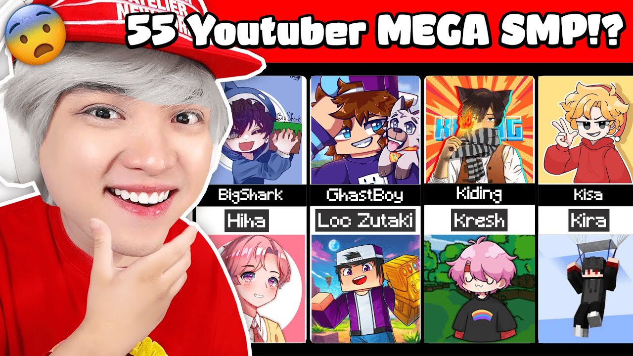 🤔 Cảm Nhận Của Tui Về 55 Youtuber Trong MEGA SMP!?