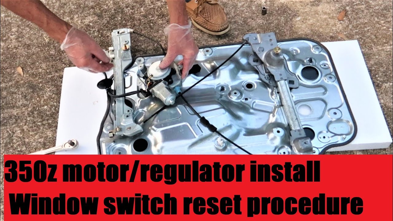 350z window motor replacement with reset procedure #Nissan350z #Zociety