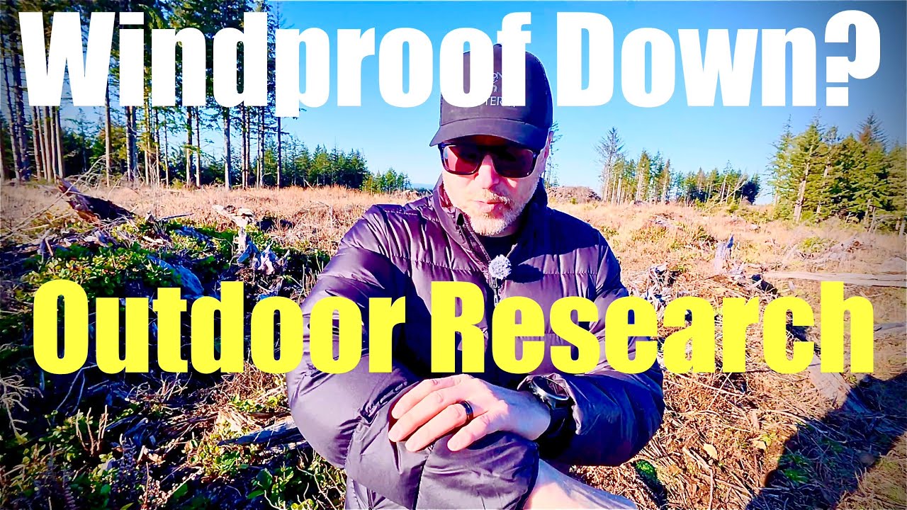Can Down be windproof? Outdoor Research Coldfront Down Hoodie / Jacket. #camping #gearreview 