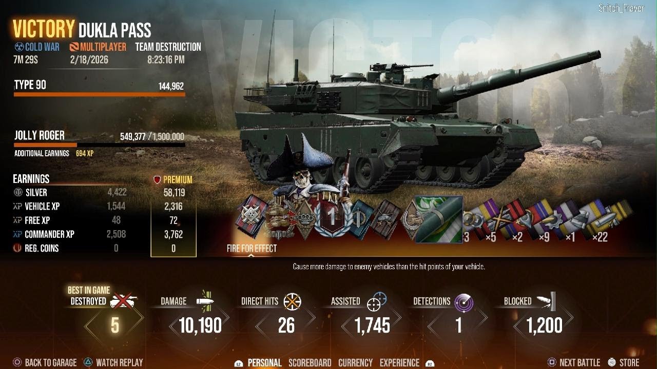 World of Tanks - Type 90 - 10K Damage - MVP
