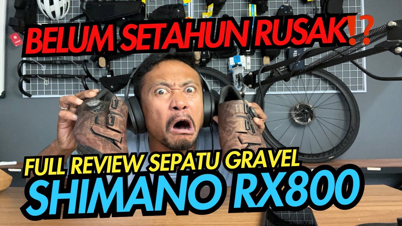 REVIEW SEPATU GRAVEL SHIMANO RX800 | WAJIB TONTON SEBELUM BELI ‼️