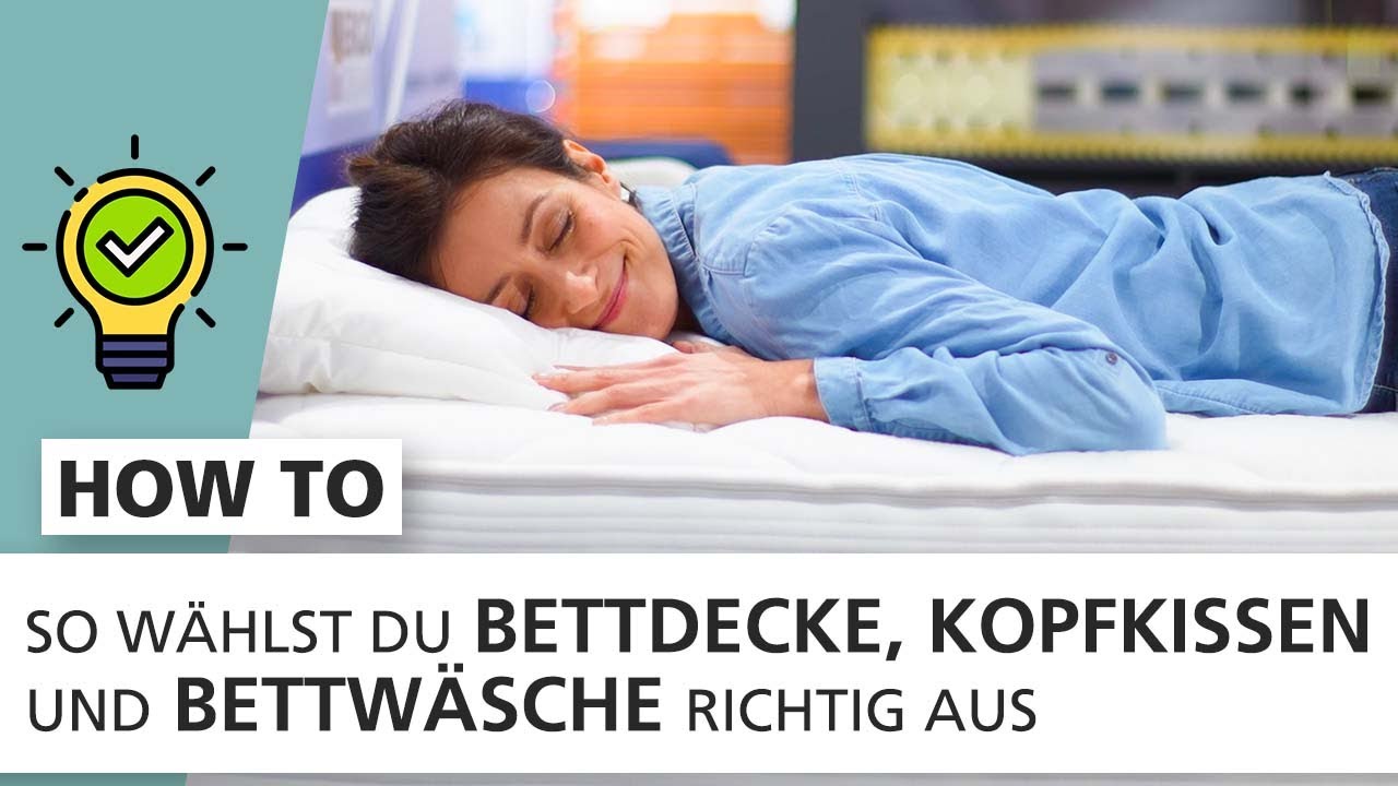 Bettwaren-Guide - Bettdecke, Kopfkissen & Bettwäsche richtig auswählen 💡| How to | INTERIYEAH!