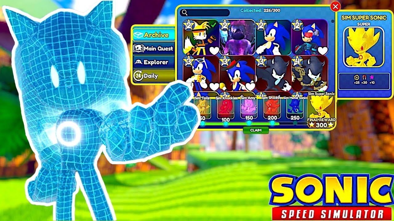 The New CODEX is INSANE in Sonic Speed Simulator..