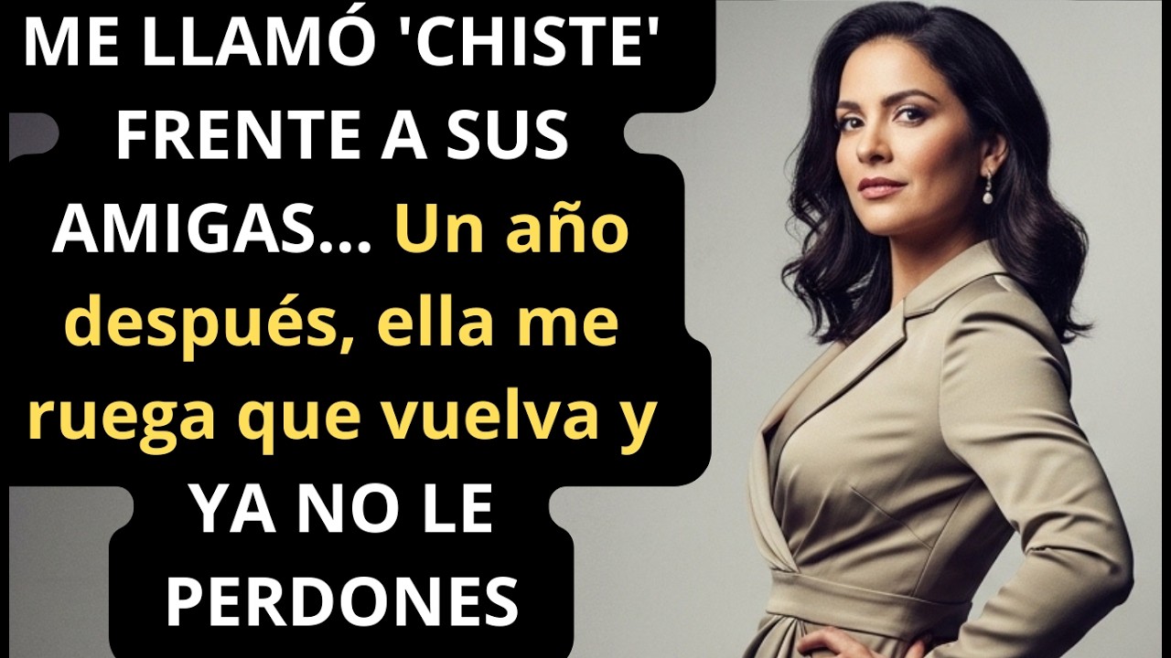 Ella dijo: ‘Mis amigas piensan que eres un chiste’... pero mírame ahora