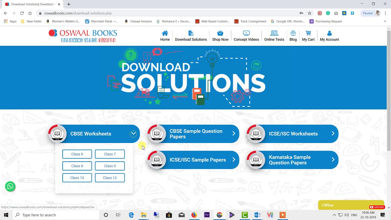 How you can easily Download Solutions of Oswaal Books ?