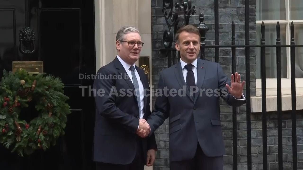 Starmer welcomes Macron and Merz for London talks ahead of wider meeting with Zelenskyy