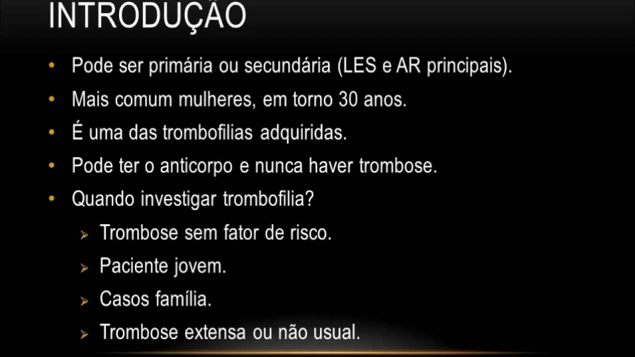 Síndrome do Anticorpo Antifosfolipídeo