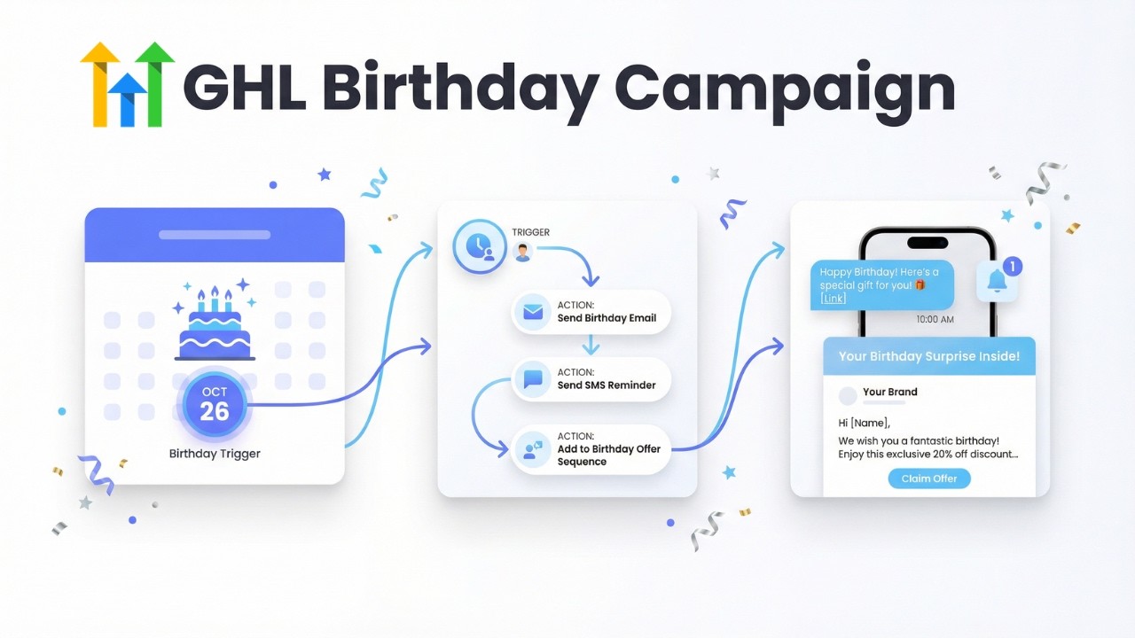 How to Create a Birthday Automation in GoHighLevel (Step-by-Step)