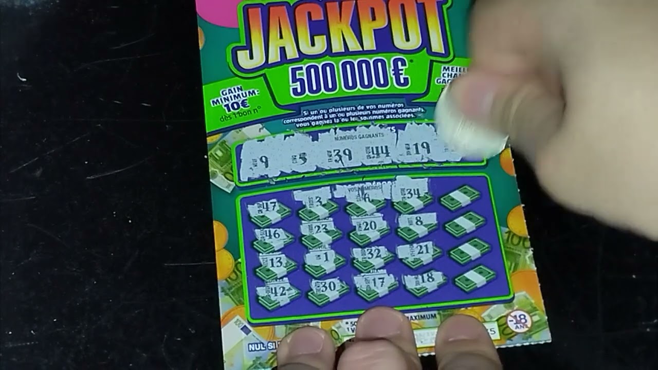 grattage des 6 jackpot, 1 millionaire, 1 ticket d'or