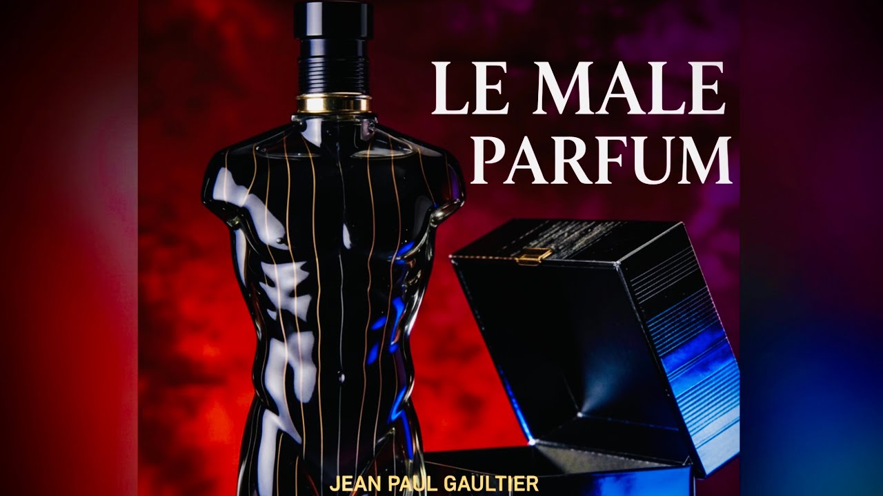 ASMR JEAN PAUL GAULTIER “LE MALE” PERFUME UNBOXING❤️TIN, GLASS BOTTLE TAP/SCRATCH + PLASTIC CRINKLES