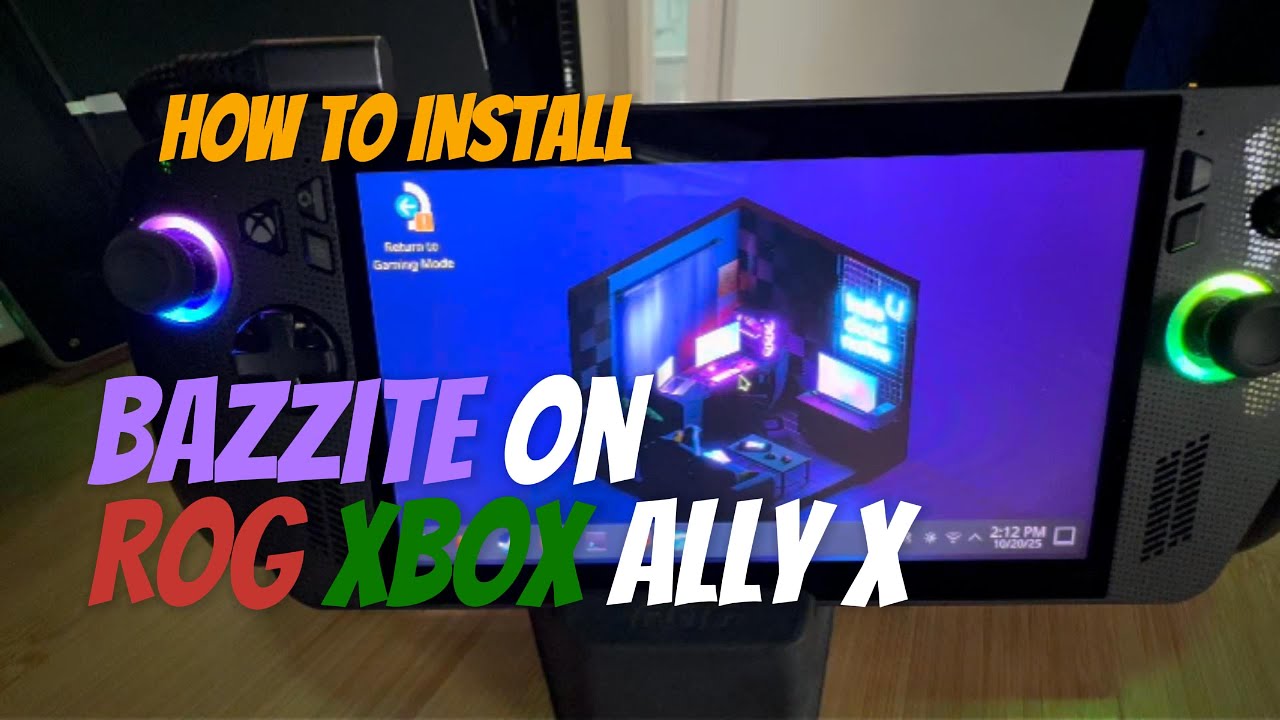 Установите Bazzite на ROG Xbox Ally X (полное руководство) — производительность SteamOS разблокир...