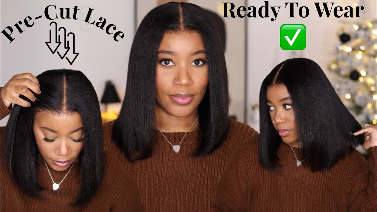 NATURAL AFFORDABLE YAKI BOB WIG | WEAR & GO, LOW MAINTENANCE & NO FUSS | FT. NADULA HAIR