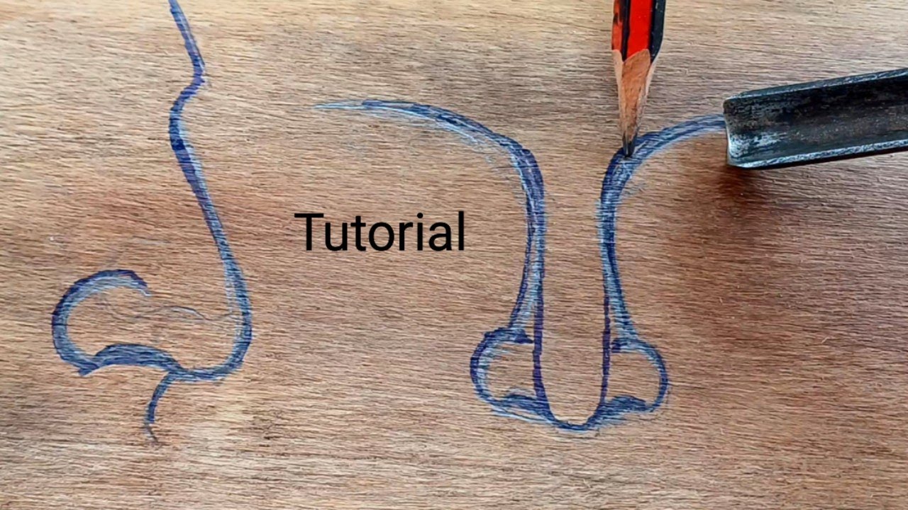 Nose wood carving tutorial