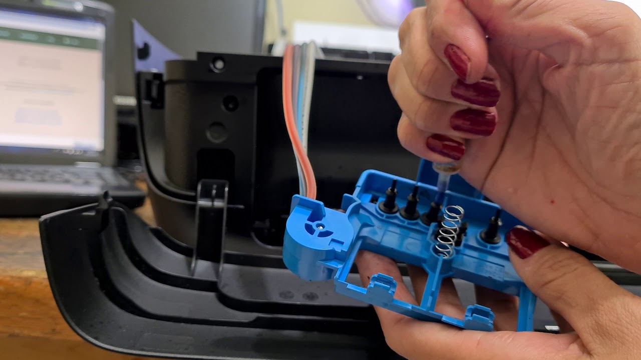 Ar nas mangueiras da HP Ink Tank Wireless  412 /como resolver