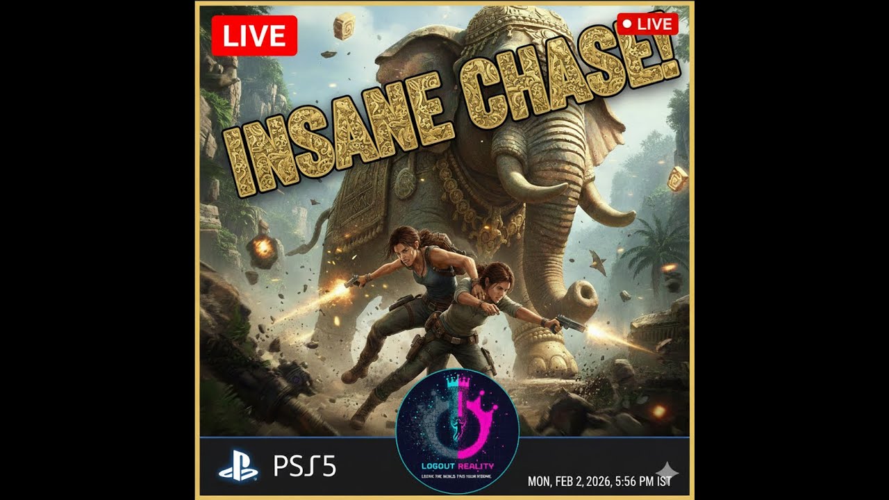 INSANE CHASE! 🐘 Uncharted: The Lost Legacy | PS5 Gameplay [HINDI/ENG]
