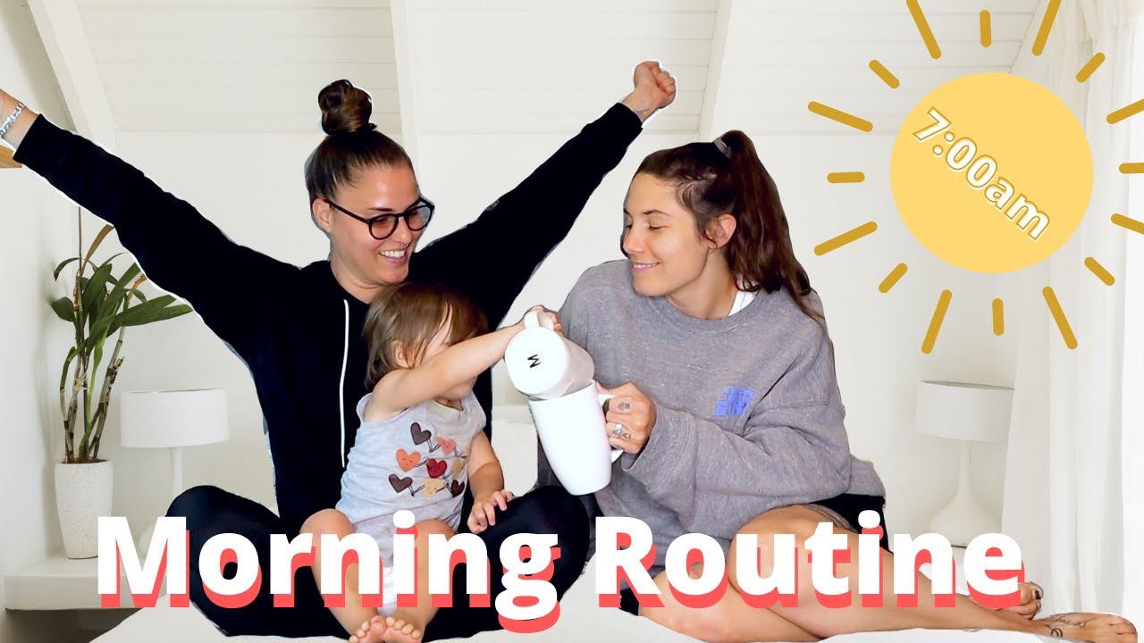 COUPLES MORNING ROUTINE WITH OUR TODDLER!! | Sam&Alyssa |